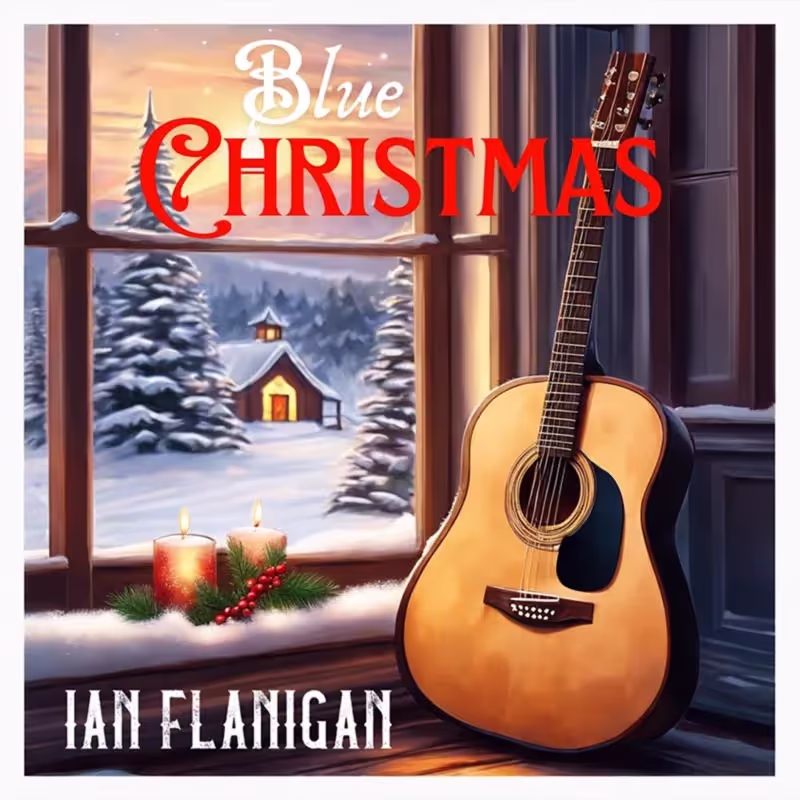 Ian Flanigan, 'Blue Christmas', cover art