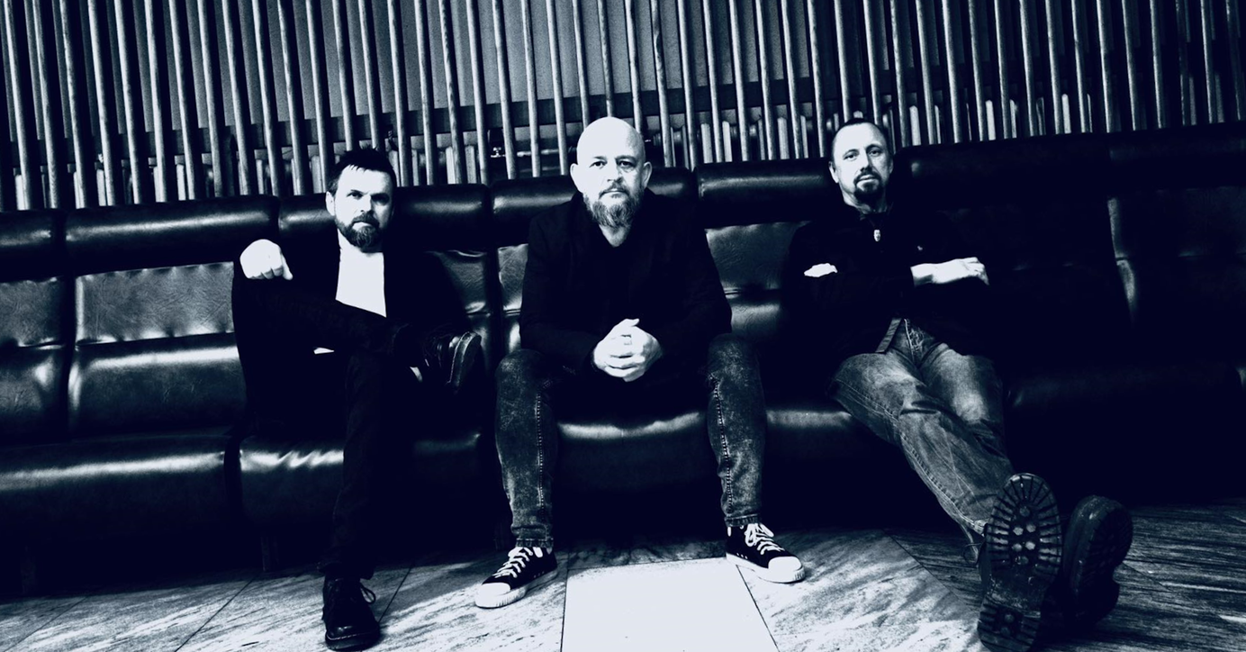 THE SPLIT: Mirek Řezníček, Mira Mik Valouch, Zdeněk Čepa Čepička, black and white