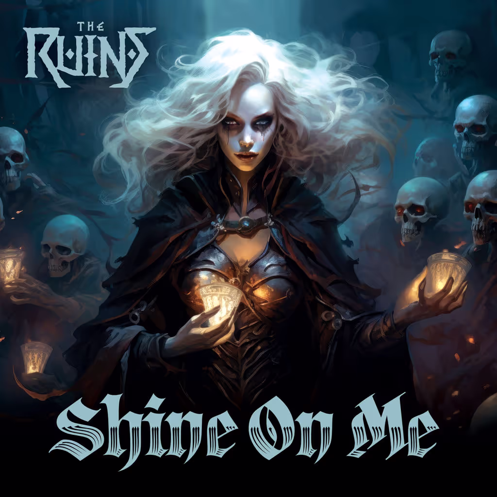 The Ruins, 'shine on me' single cover art