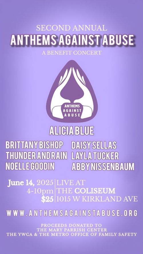 Anthem Against Abuse, official benefit poster