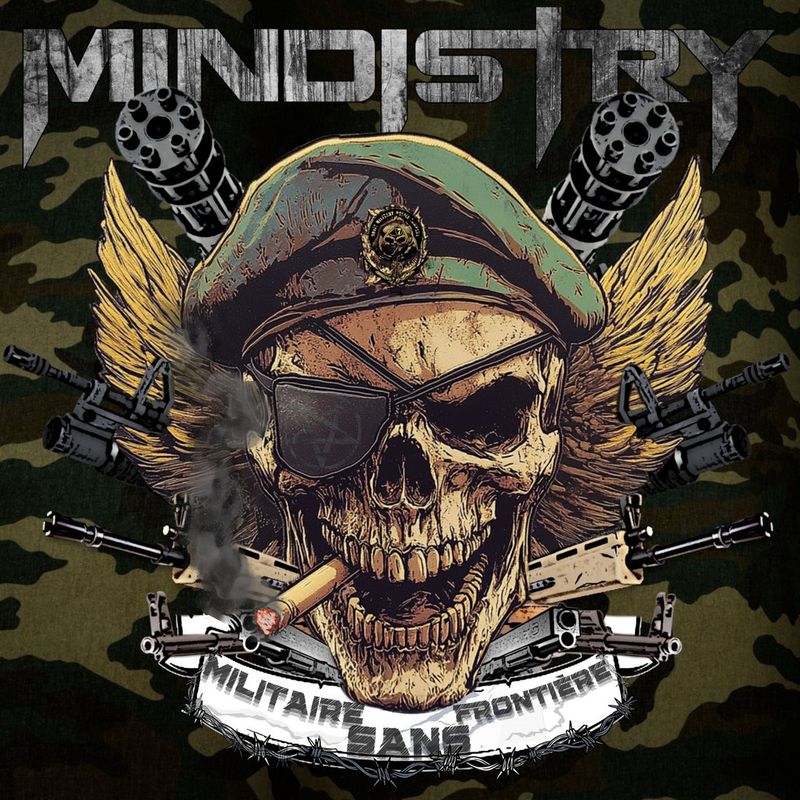 Mindistry, "Militaire Sans Frontières", single cover art