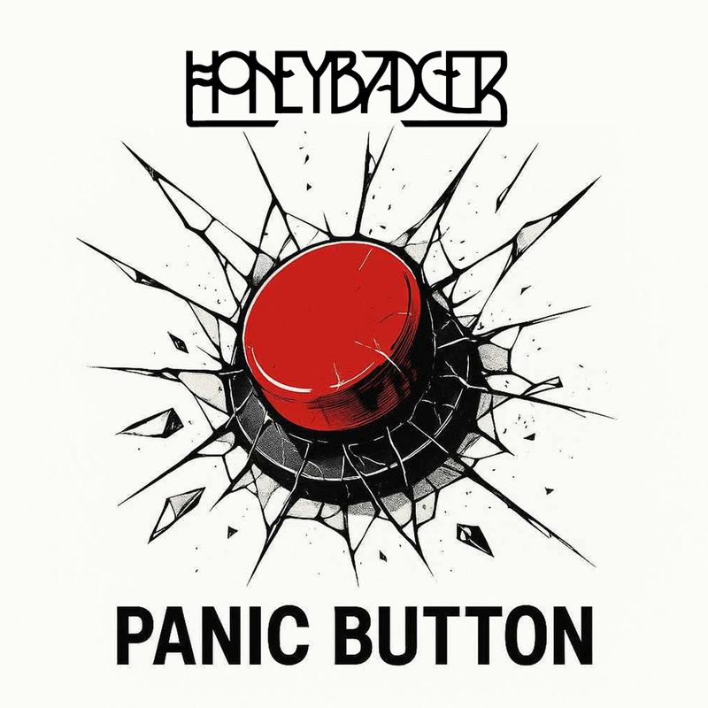 Honeybadger, "Panic Button" single cover art