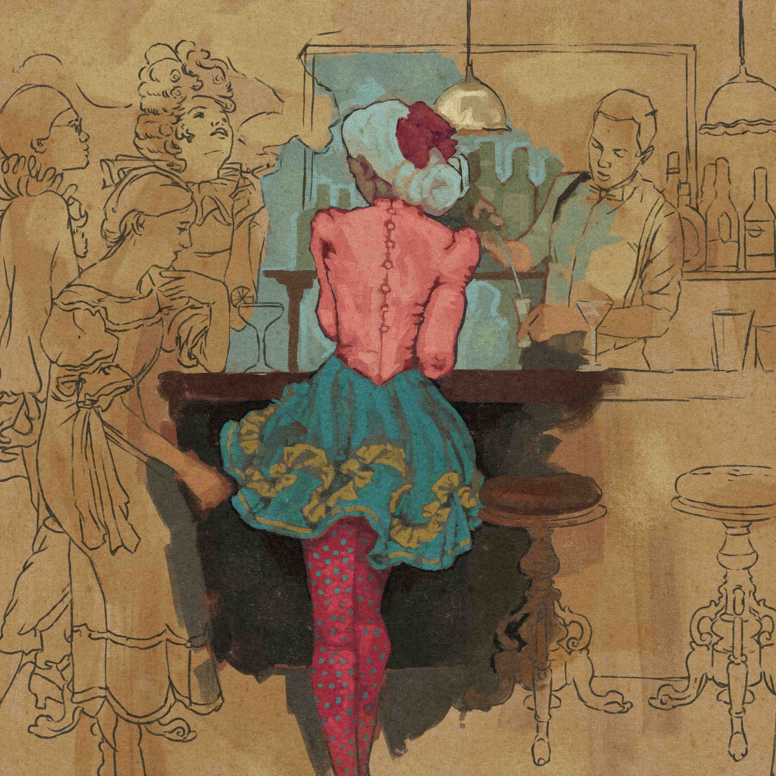 Haute & Freddy, "Sophie" single cover art