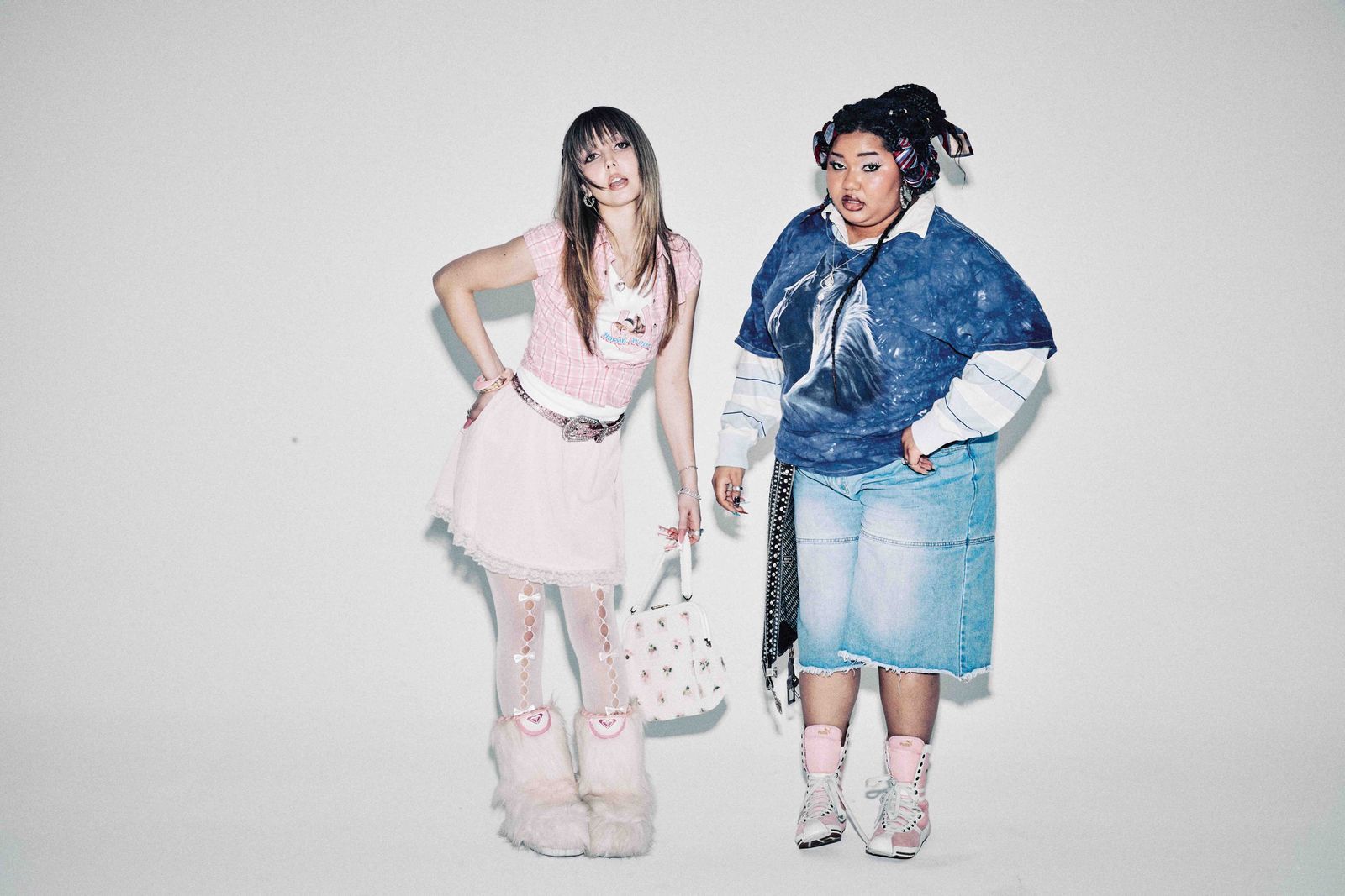PEBBLES&TAMTAM, press photo, 'Sleepover! The Mixtape'