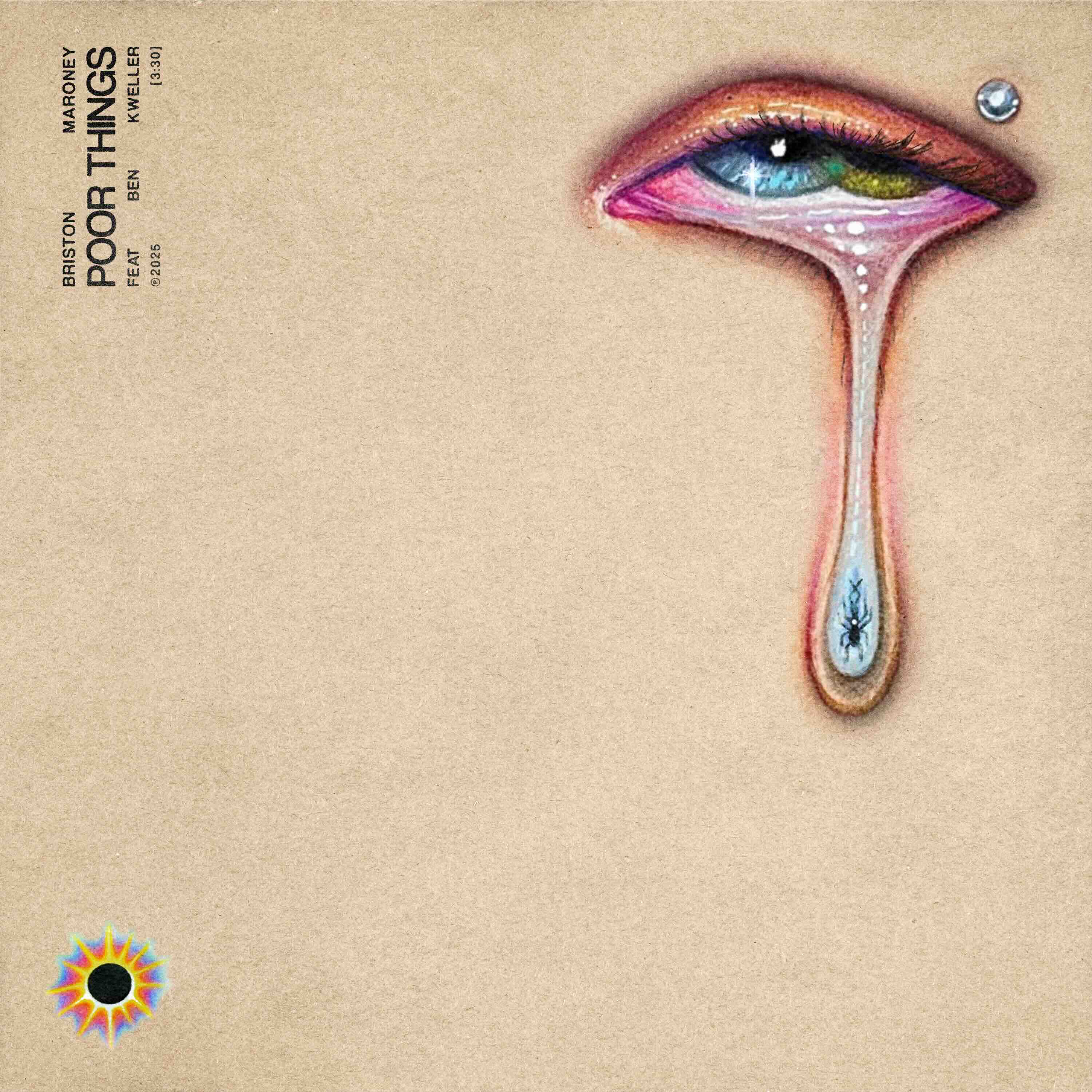 ব্রিস্টন ম্যারোনি, "Poor Things (feat. Ben Kweller)" প্রচ্ছদ শিল্প