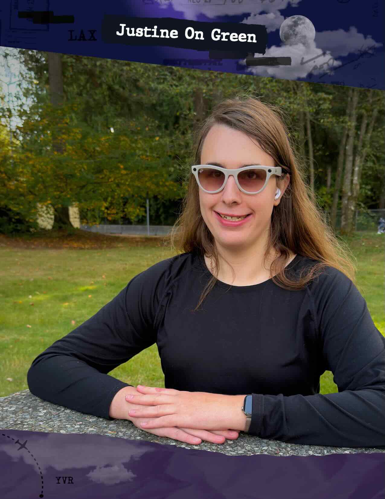 Justine On Green, Letter To The Industry, press kit, October 2025