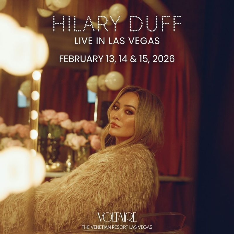 Hilary Duff, Voltaire at Venetian Resort, official poster