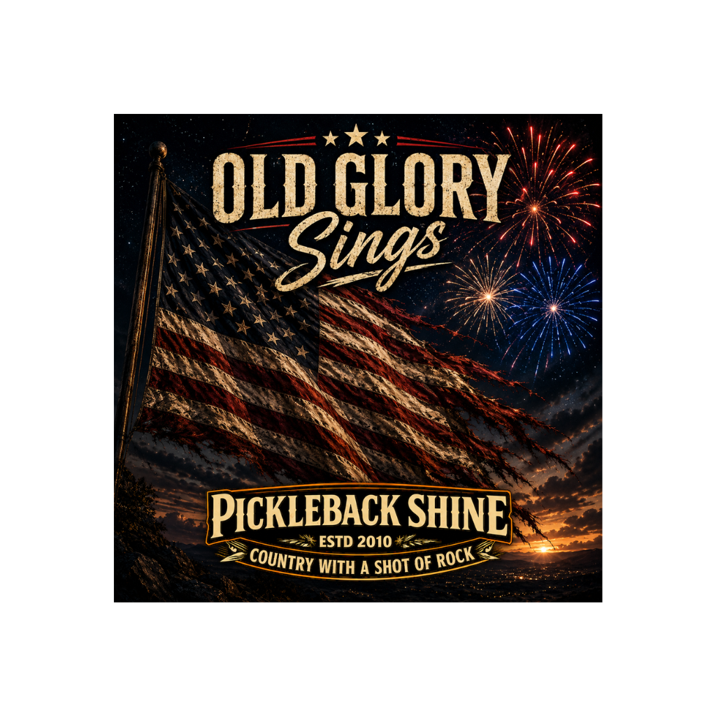 Pickleback Shine, "Old Glory Sings", single cover art