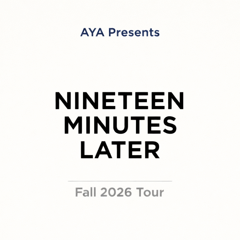 NINETEEN MINUTES LATER anuncia su esperada gira de múltiples ciudades de 2026